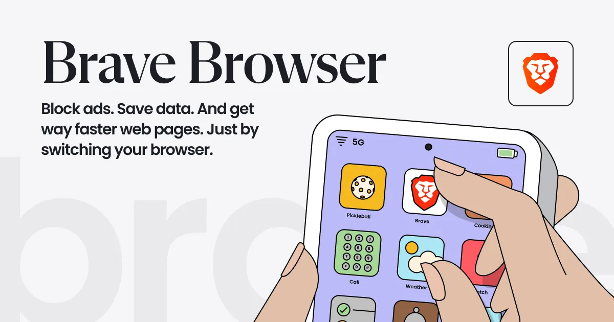 Brave screenshot