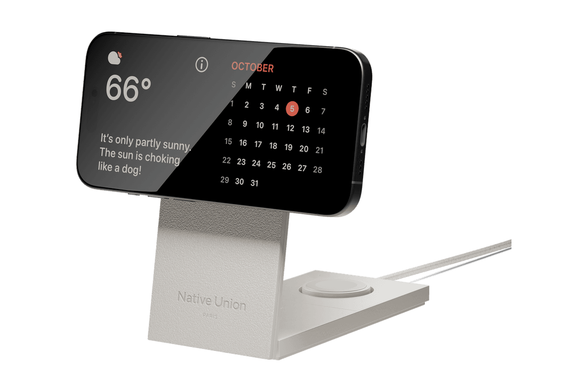 Native Union Rise 3-in-1 Magnetic Wireless Charger hover image
