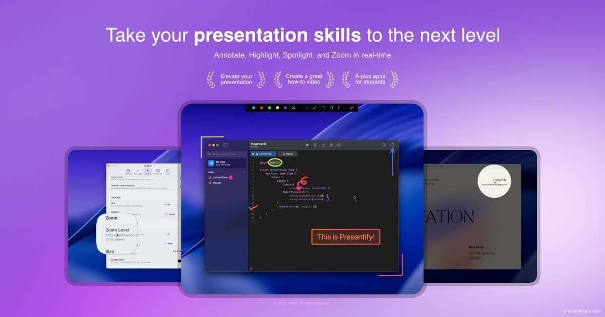 Presentify screenshot