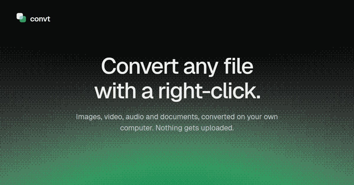 Convt screenshot