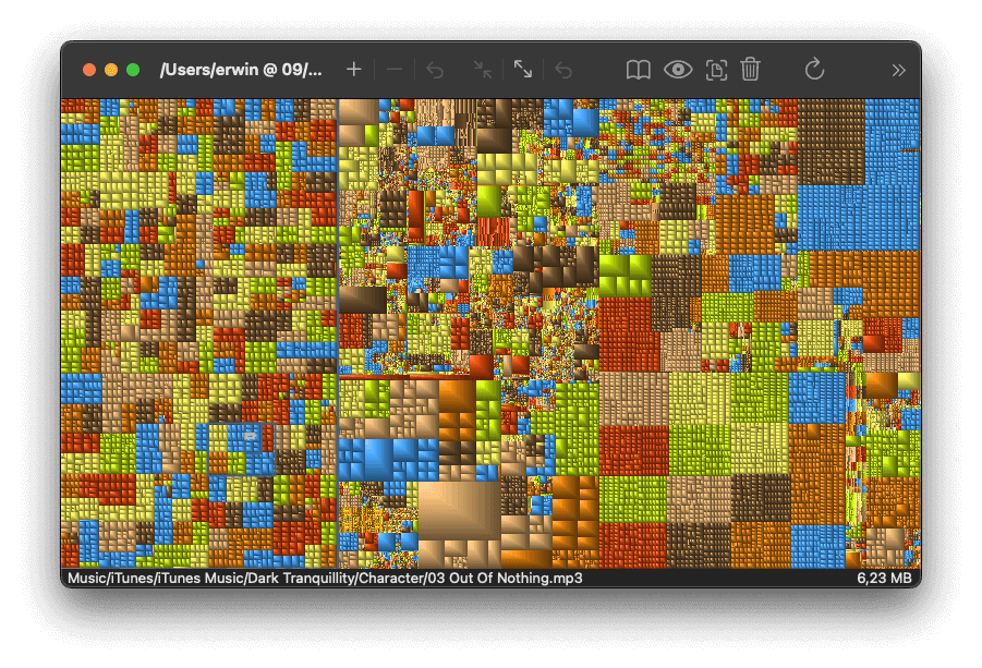 GrandPerspective screenshot