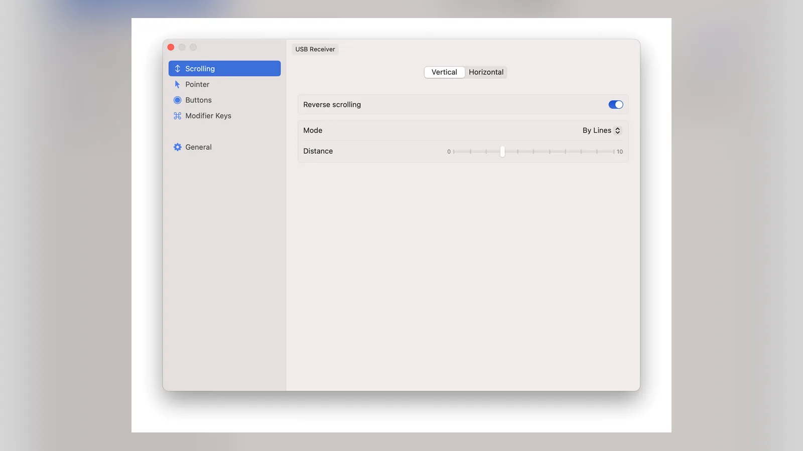LinearMouse screenshot
