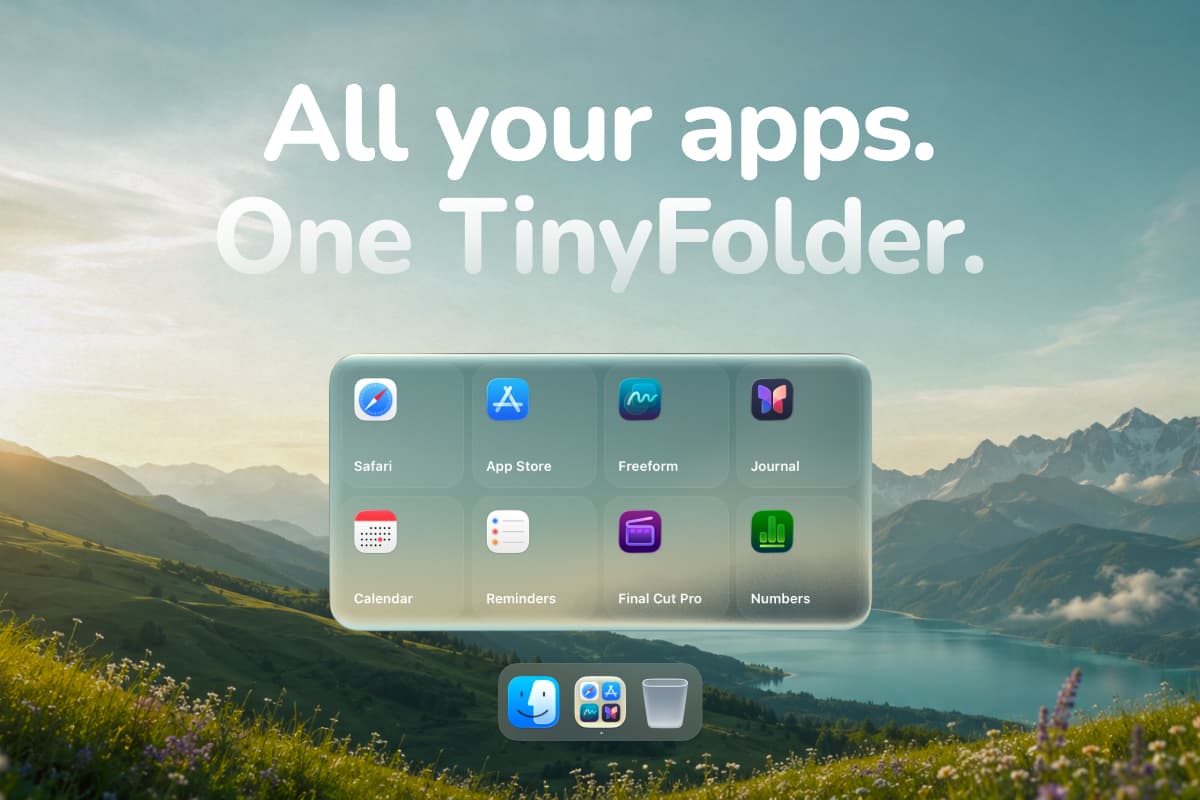 TinyFolder screenshot