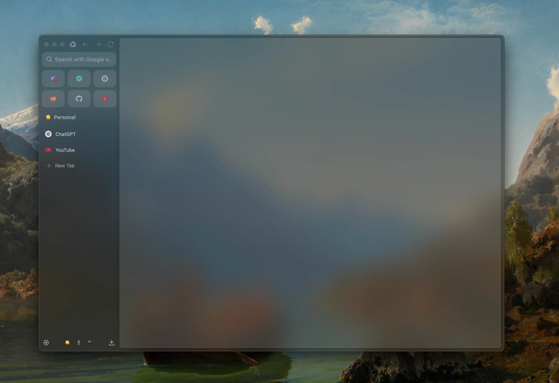 Zen Browser screenshot